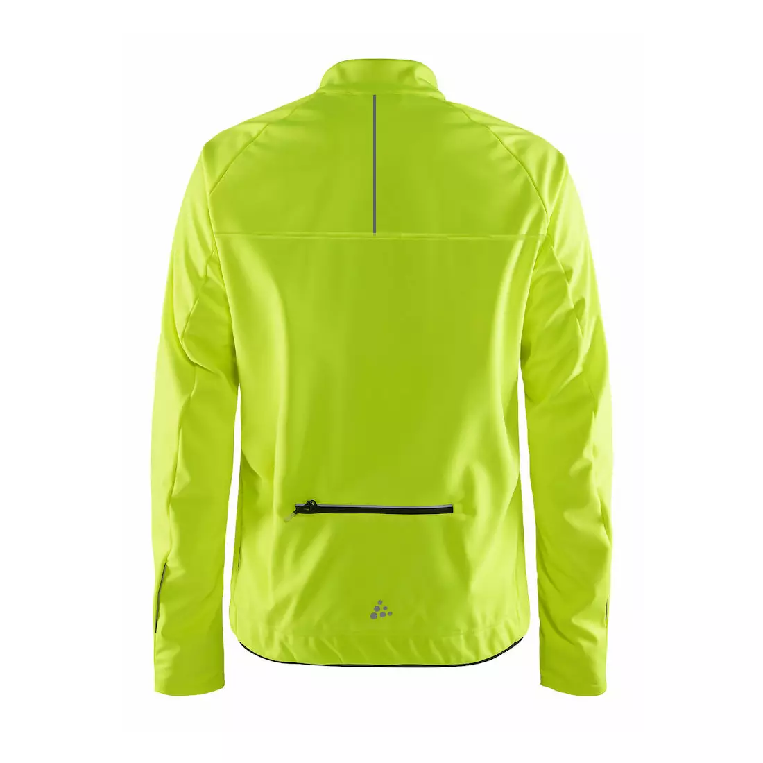CRAFT RIME téli kerékpáros kabát, fluor 1905452-851999