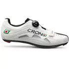 CRONO FUTURA NYLON - országúti kerékpáros cipő - szín: fehér