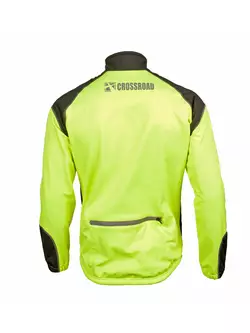 CROSSROAD FREEPORT téli kerékpáros kabát, fluor