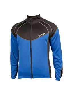 CROSSROAD KENT meleg kerékpáros pulóver, fekete és kék