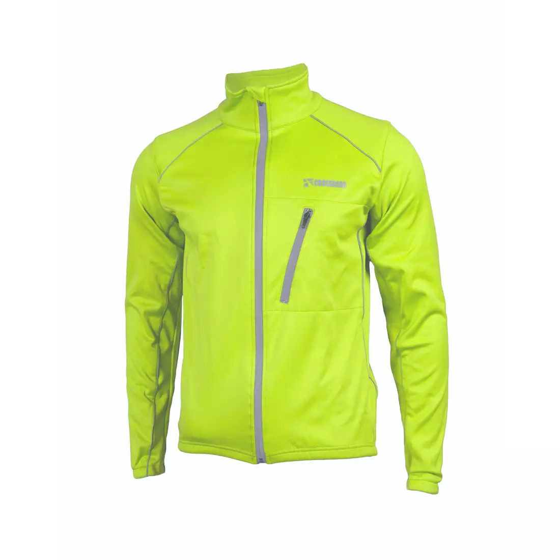 CROSSROAD ROCKFORD téli kerékpáros kabát, softshell, fluor