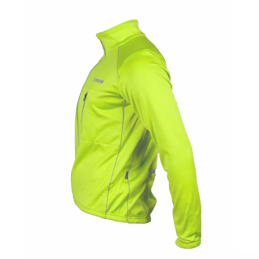 CROSSROAD ROCKFORD téli kerékpáros kabát, softshell, fluor