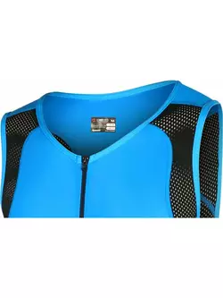 DEKO TRST-203 férfi triatlon ruha, fekete és kék