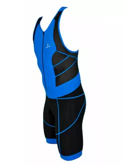 DEKO TRST-203 férfi triatlon ruha, fekete és kék