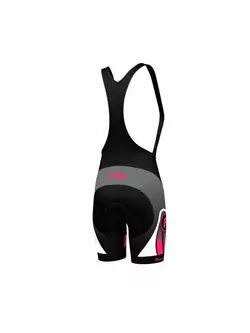 FDX 1020 női kerékpáros rövidnadrág, fekete és rózsaszín