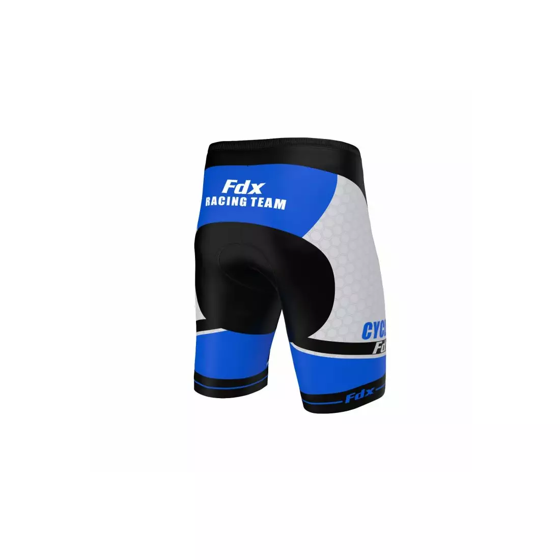 FDX 1070 férfi biblia kerékpáros rövidnadrág, fekete és kék