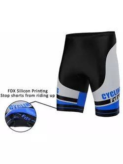 FDX 1070 férfi biblia kerékpáros rövidnadrág, fekete és kék