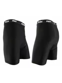 FDX 2020 férfi MTB kerékpáros rövidnadrág fekete és piros színben