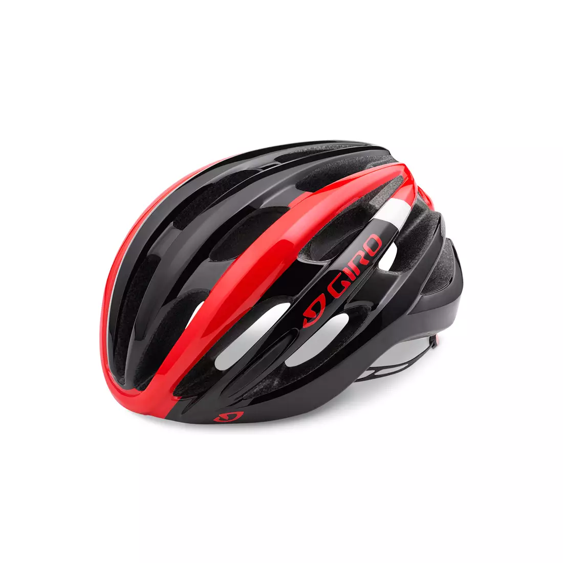 GIRO FORAY - fekete-piros kerékpáros sisak