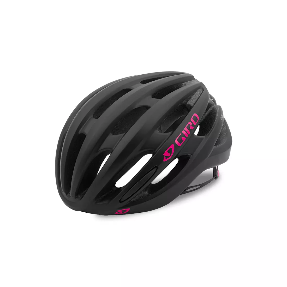 GIRO SAGA - női kerékpáros sisak, fekete és rózsaszín