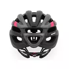 GIRO SAGA - női kerékpáros sisak, fekete, szürke és rózsaszín