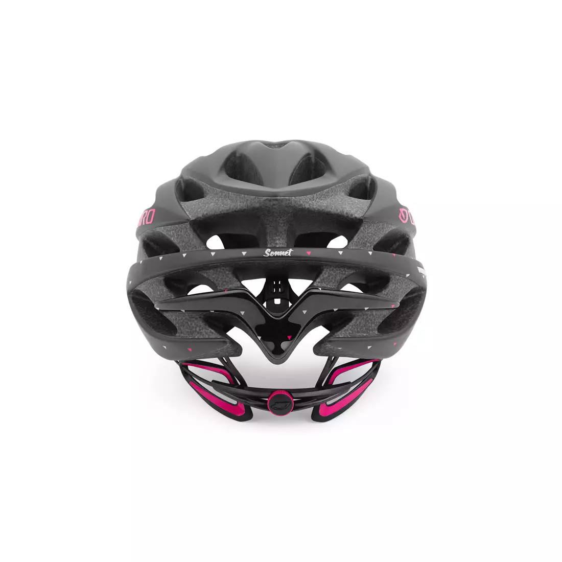 GIRO SONNET - női kerékpáros sisak, fekete és rózsaszín matt