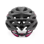 GIRO SONNET - női kerékpáros sisak, fekete és rózsaszín matt