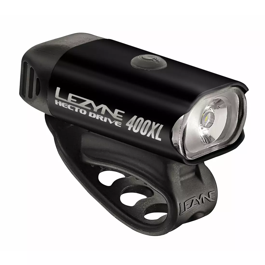 LEZYNE Első lámpa HECTO DRIVE 400XL 400 lumen, usb fekete, LZN-1-LED-9F-V404