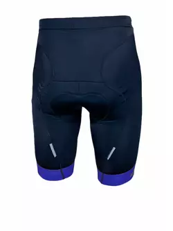 MikeSPORT MARATHON PRO HP14 - férfi rövidnadrág nadrágtartó nélkül, HP Carbon, szín: kék