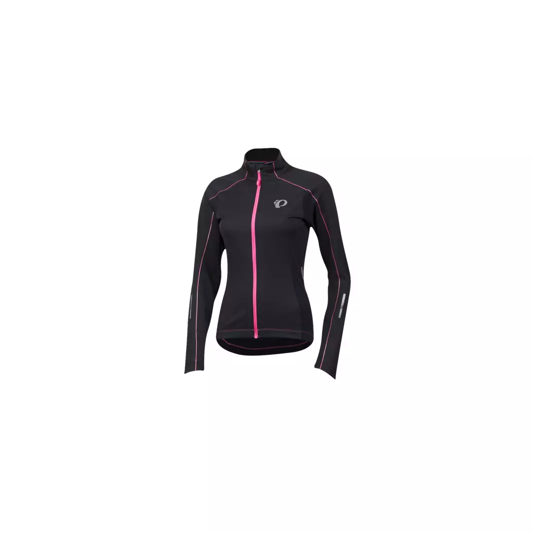 PEARL IZUMI ELITE PURSUIT - női téli softshell kerékpáros kabát, fekete és rózsaszín 11231601-021