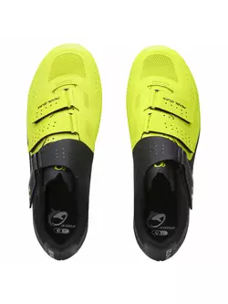PEARL IZUMI SELECT Road V5 15101802 - férfi országúti kerékpáros cipő, fekete/lime