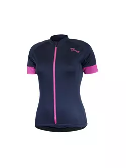ROGELLI MODESTA női kerékpáros trikó, tengerészkék és rózsaszín