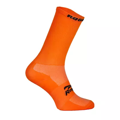 ROGELLI RCS-08 kerékpáros zokni 007.139 narancssárga (fluor orange)
