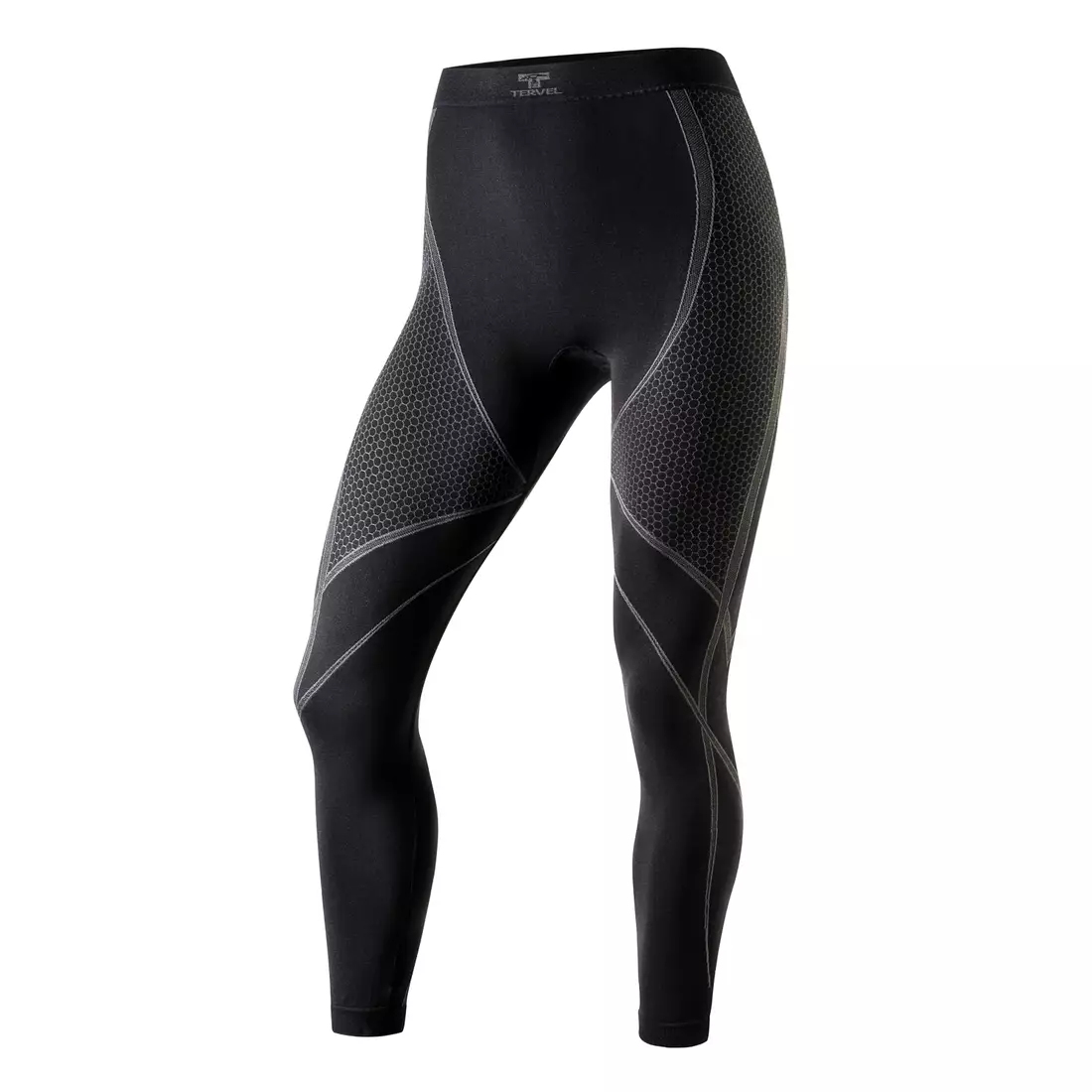 TERVEL OPTILINE OPT 4007 - női termoaktív leggings színe: fekete és szürke