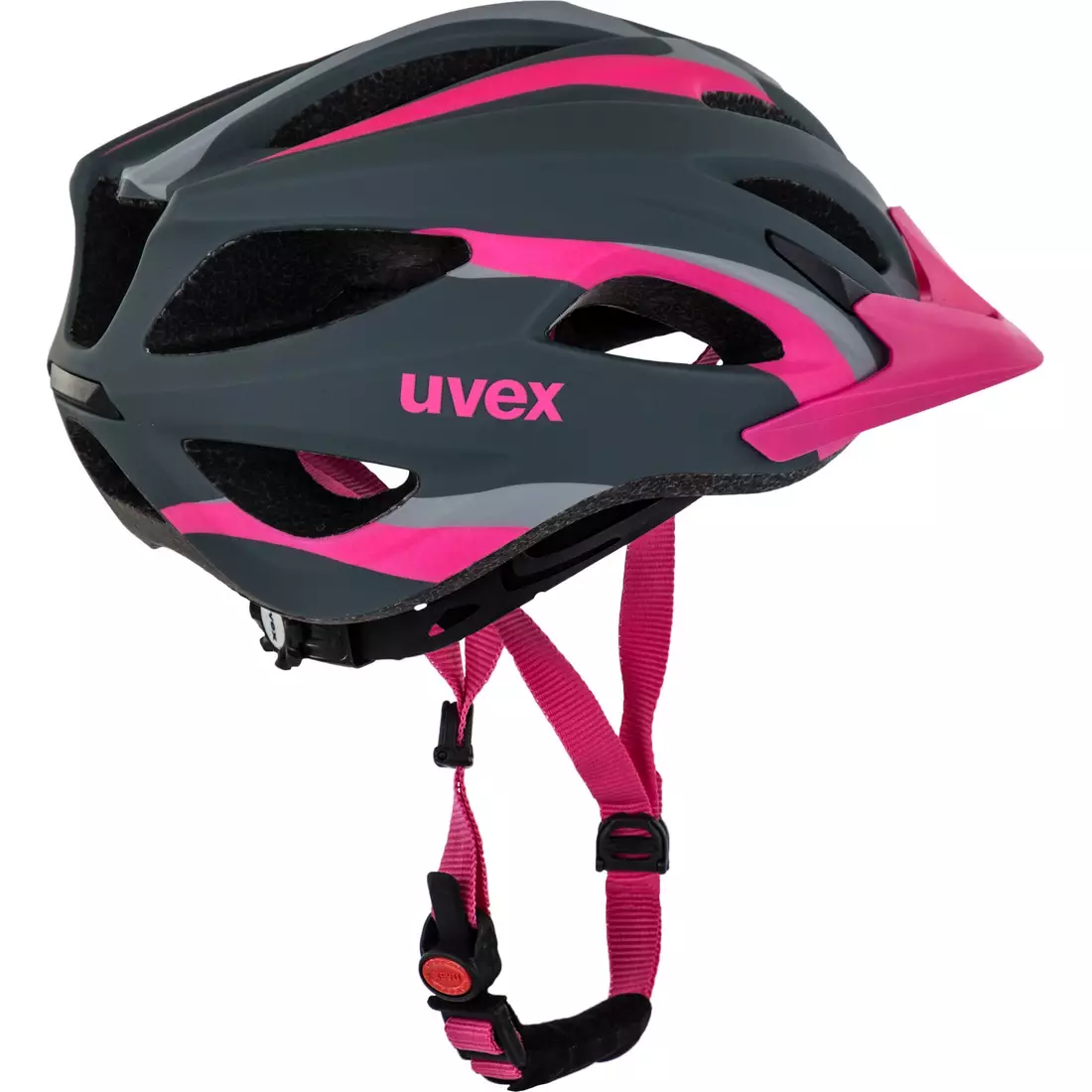 UVEX VIVA 2 kerékpáros sisak 410104mat18 szürke rózsaszín matt