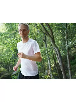 ROGELLI RUN PROMOTION férfi rövid ujjú sporting, fehér