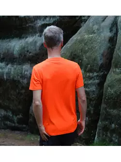 ROGELLI RUN PROMOTION férfi rövid ujjú sporting, narancssárga