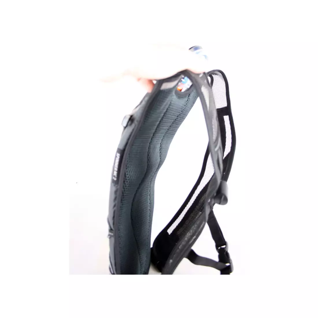 SOURCE SPINNER NC 2,0 literes hátizsák vízhólyaggal - szín: fekete és szürke