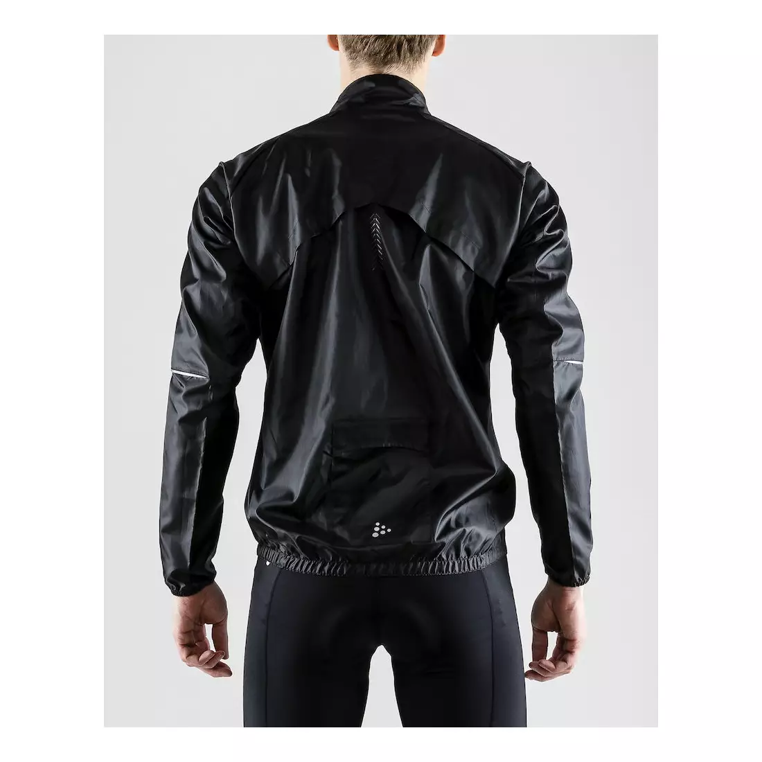 CRAFT Mist Wind JKT férfi kerékpáros kabát, széldzseki 1906093-999000, fekete