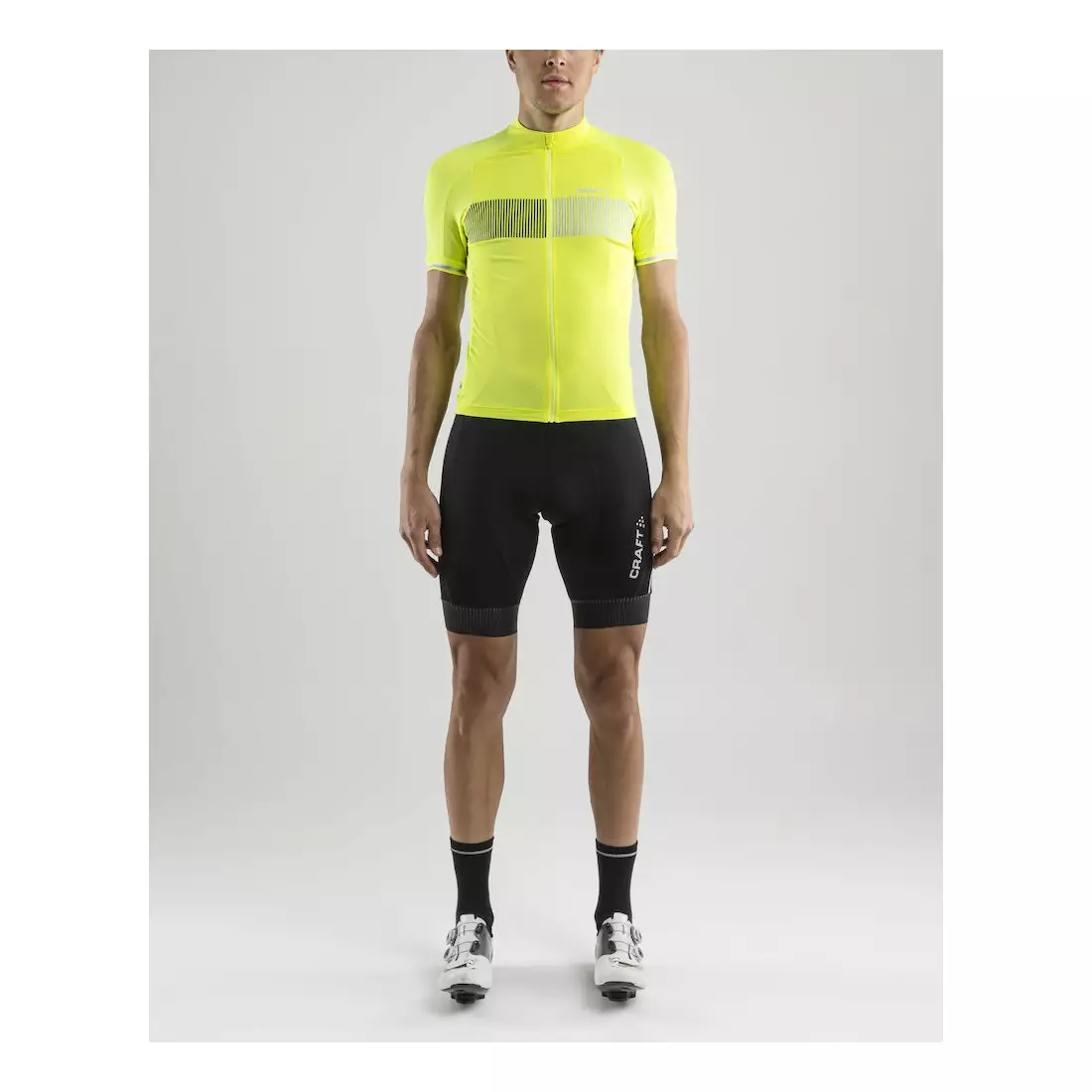 CRAFT Verve Glow férfi kerékpáros mez, fluorsárga, 1904995-2809