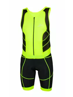 DEKO TRST-203 férfi fekete és fluor színű triatlon ruha