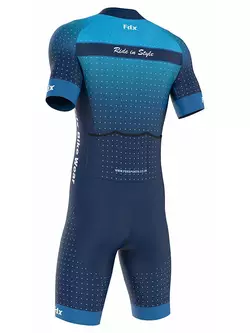 FDX 1290 egyrészes kerékpáros ruha kék
