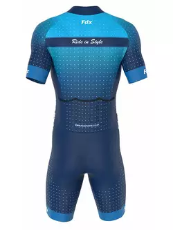 FDX 1290 egyrészes kerékpáros ruha kék