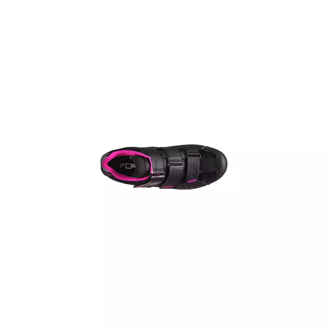 FLR F-35 női országúti kerékpáros cipő, fekete/rózsaszín