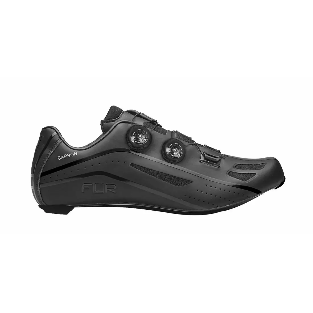 FLR F-XX országúti kerékpáros cipő, teljes karbon, fekete