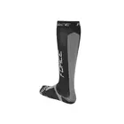 FORCE 90104 ATHLETIC PRO kompressziós zokni, fekete-fehér