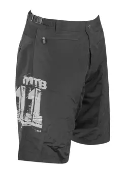 FORCE MTB-11 kerékpáros nadrág fekete 900328