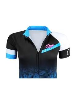 FORCE ROSE női kerékpáros mez 9001341 fekete-kék