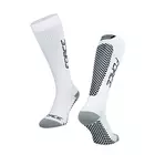 FORCE TESSERA COMPRESSION kompressziós zokni, fekete és fehér