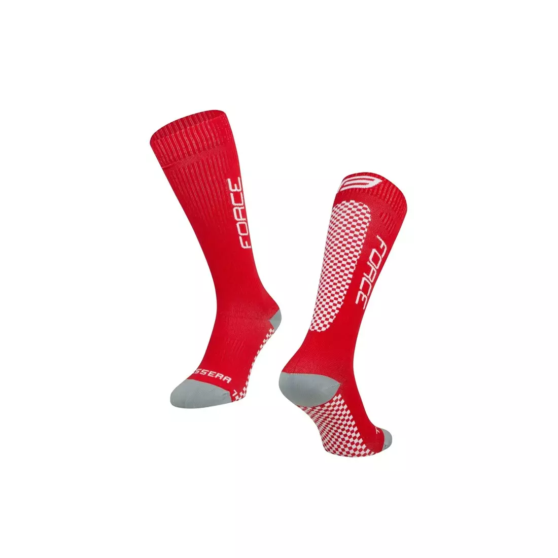 FORCE TESSERA COMPRESSION kompressziós zokni, piros