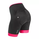 GIORDANA SILVERLINE női kerékpáros rövidnadrág, fekete és rózsaszín