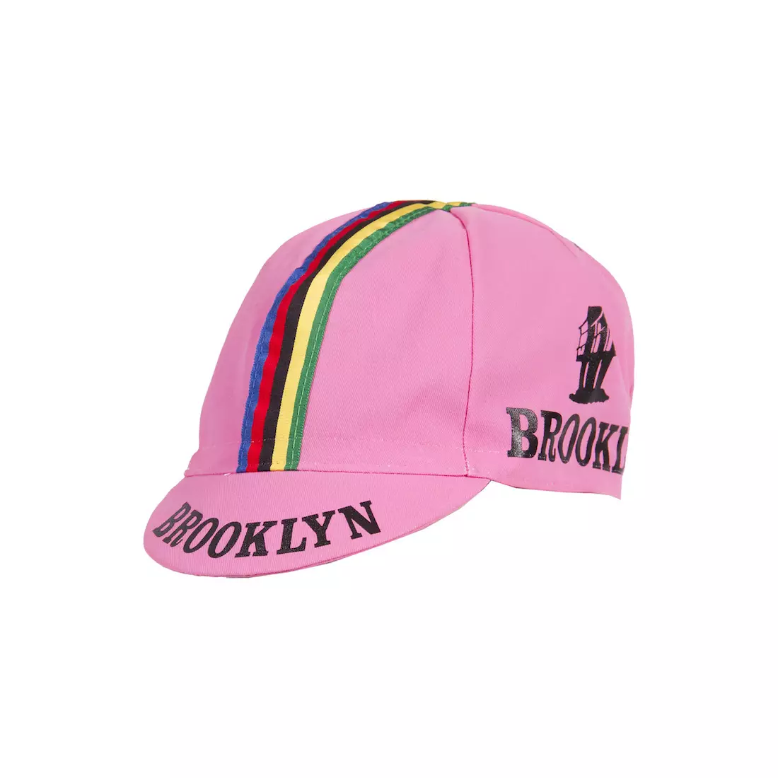 GIORDANA SS18 kerékpáros sapka - Brooklyn - Giro Pink csíkos szalaggal GI-S6-COCA-BROK-GIRO egy méret