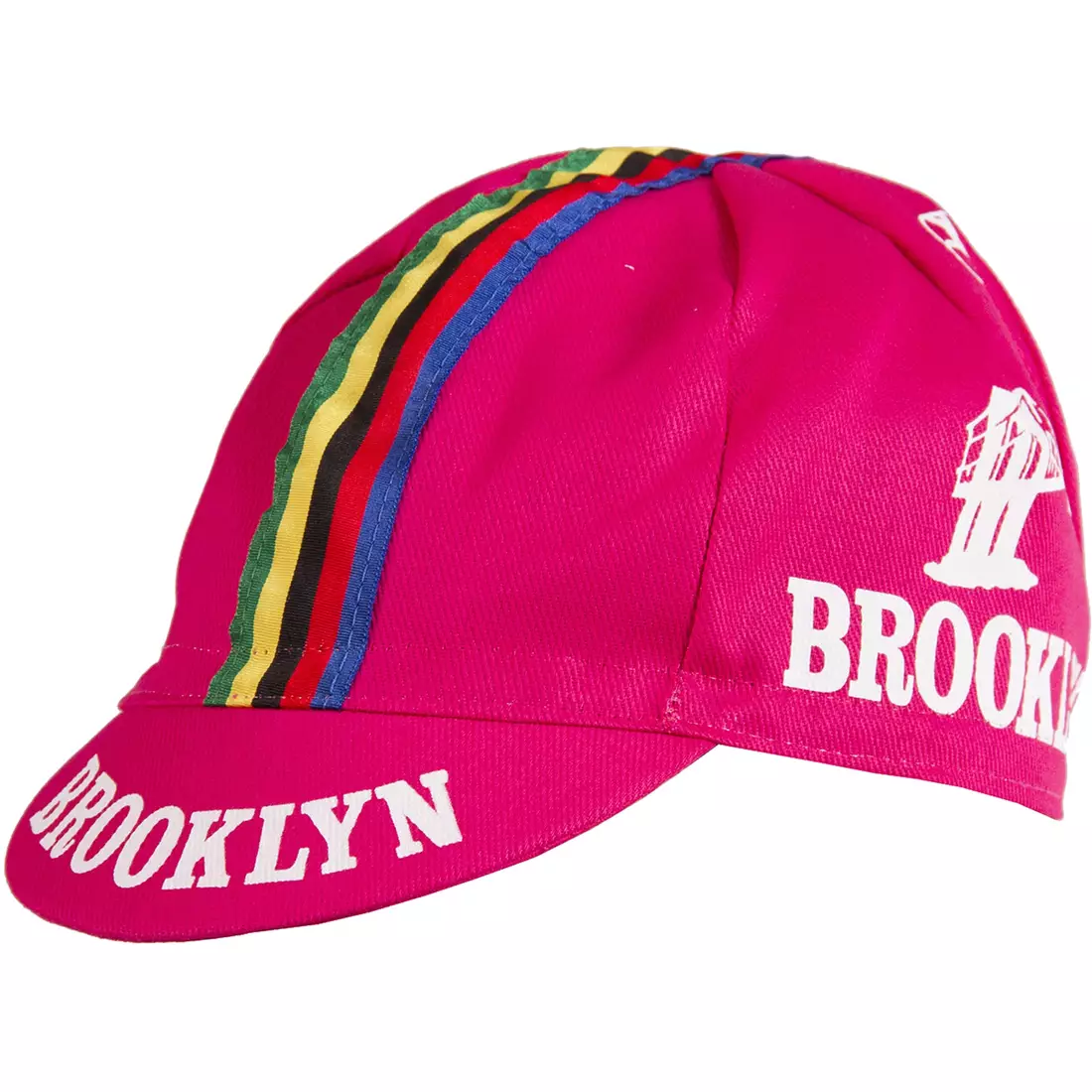 GIORDANA SS18 kerékpáros sapka - Brooklyn - Rózsaszín csíkos szalaggal GI-S6-COCA-BROK-PINK egy méret
