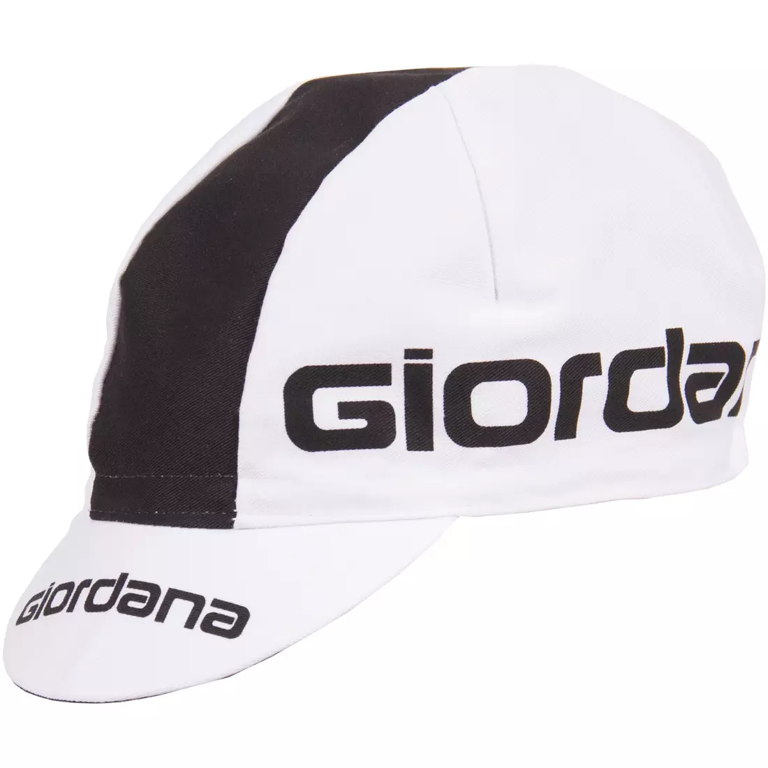 GIORDANA SS18 kerékpáros sapka - Giordana logó - fehér/fekete GI-S5-COCA-GIOR-WTBK egy méret