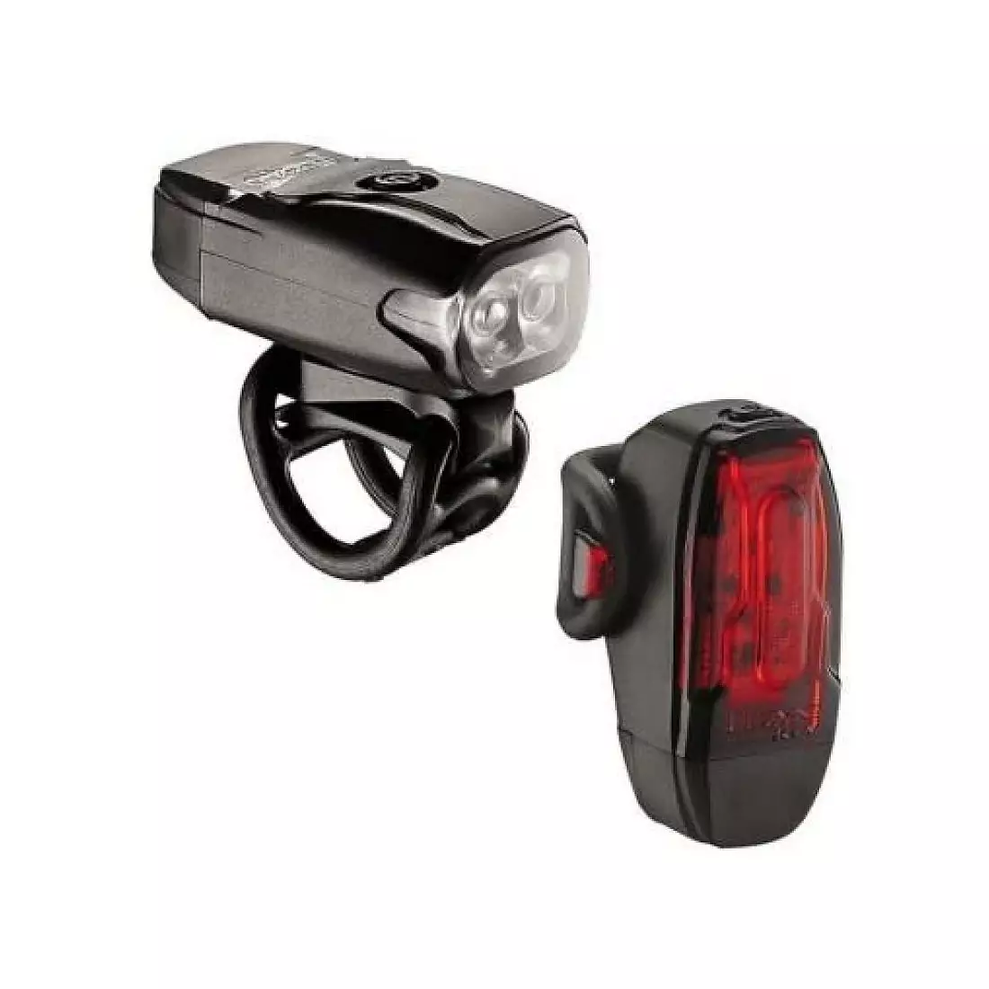 LEZYNE LED KTV DRIVE lámpakészlet 200 lumen elöl, 10 lumen hátul, USB fekete (ÚJ)