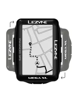 LEZYNE MEGA XL GPS HRSC Loaded, kerékpáros komputer