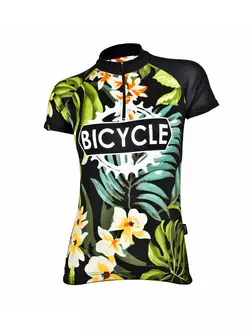 MikeSPORT DESIGN FLOWER BIKE női kerékpáros mez