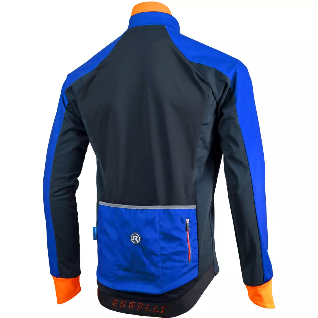 ROGELLI CONTENTO Könnyű téli kerékpáros kabát, softshell, fluorkék