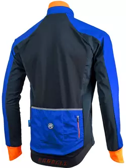 ROGELLI CONTENTO Könnyű téli kerékpáros kabát, softshell, fluorkék