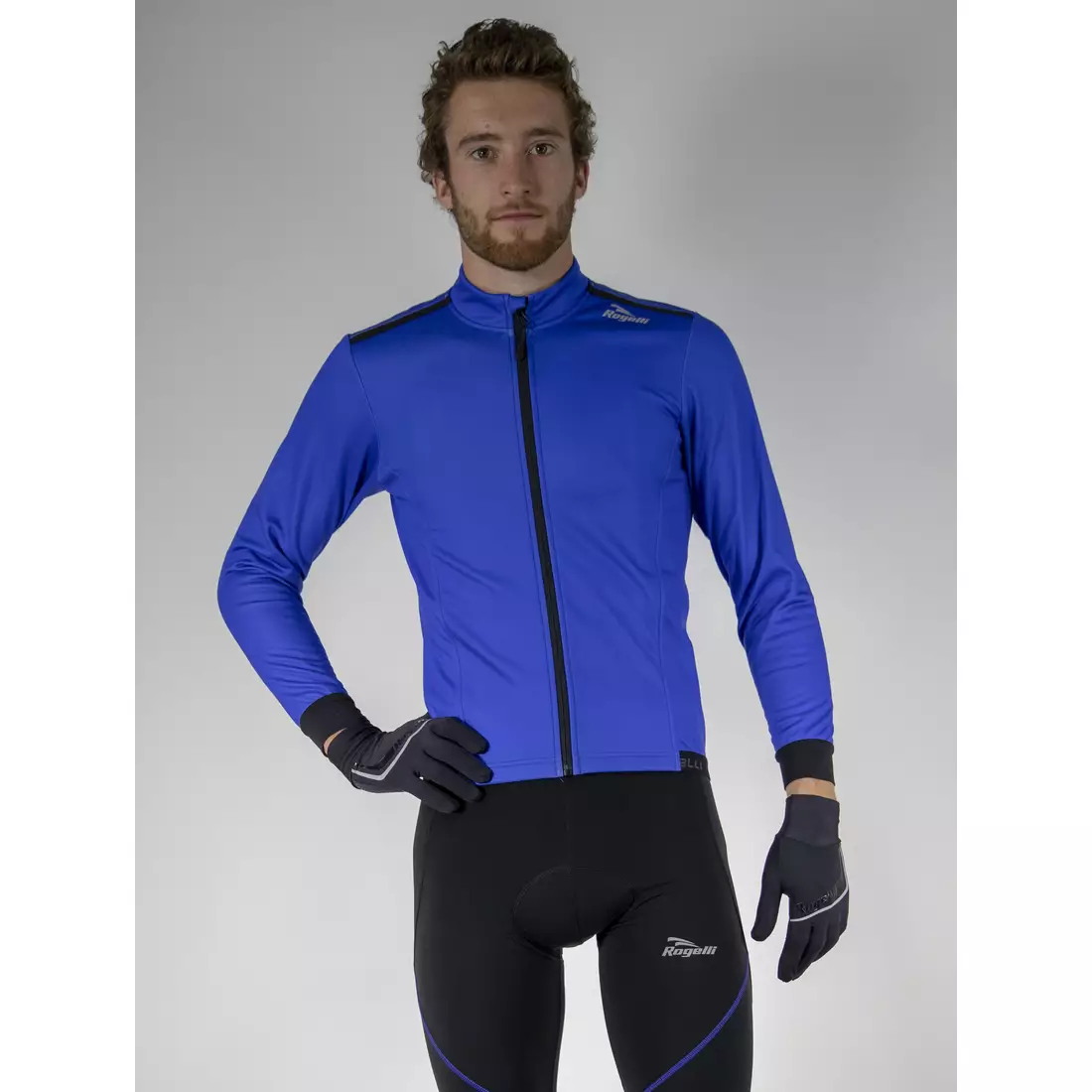 ROGELLI PESARO 2.0 téli kerékpáros kabát, kék